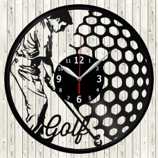 Vinyl Record Clock Golf