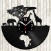 Vinyl Record Clock Africa