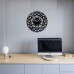 Abstract Vinyl Record Clock №1