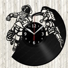 Space Vinyl Record Clock 