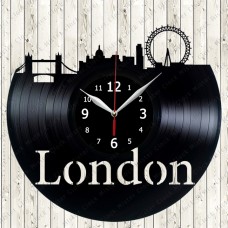 Vinyl Record Clock London