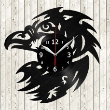 Vinyl Record Clock Eagle