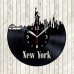 Vinyl Record Clock New York