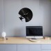 Vinyl Record Climbing Clock 