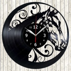 Horse Vinyl Record Clock 