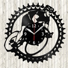 Vinyl Record Clock Bicycle