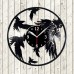 Vinyl Record Clock Crow