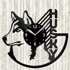 Husky Vinyl Record Clock 