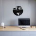 Africa Vinyl Record Clock 