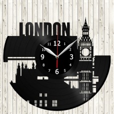 London Vinyl Clock 