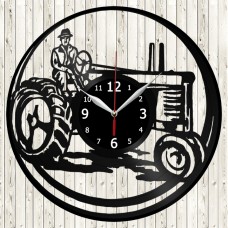 Tractor Vinyl Record Clock 