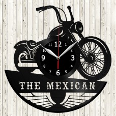 The Motorbike Mexican Vinyl Record Clock 