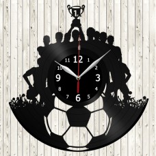 Football Soccer Vinyl Record Clock 