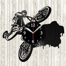 BMX Bikes Vinyl Record Clock 