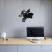 BMX Bikes Vinyl Record Clock 