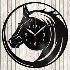 Horse Vinyl Record Clock 