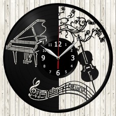 Music Vinyl Record Clock 