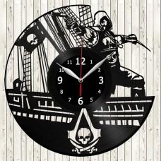 Pirat Vinyl Record Clock 