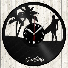 Vinyl Record Clock Surfing