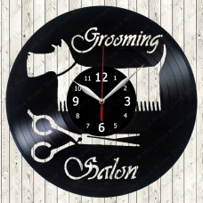 Vinyl Record Clock Grooming