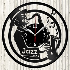 Jazz Vinyl Record Clock 