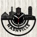 Nashville Vinyl Record Clock 