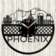 Phoenix Vinyl Record Clock 