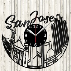 San Jose Vinyl  Clock 