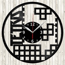 Tetris Vinyl Record Clock 