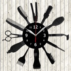 Vinyl Record Clock Hairdresser