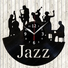 Vinyl Record Jazz Clock 