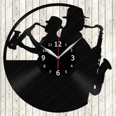 Vinyl Record Clock Jazz