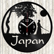 Vinyl Record Clock Japan