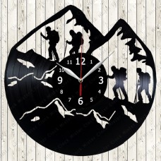 Vinyl Record Clock Hiking