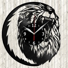  Vinyl Clock Lion