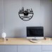 City Adelaide Skyline Vinyl Clock 