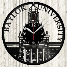 Baylor University Vinyl  Clock 