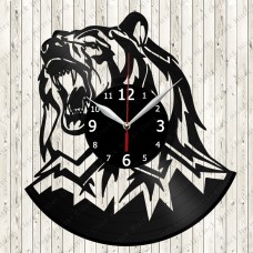 Bear Vinyl Clock 