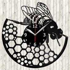 Bee Vinyl Clock 