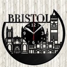 Bristol City Vinyl Clock 