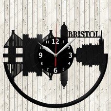 Bristol City Vinyl  Record  Clock 