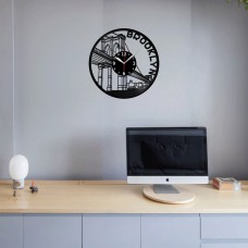 Brooklyn City Vinyl Clock 