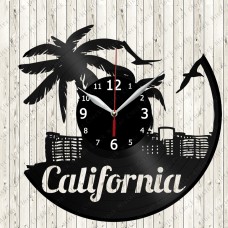 California City Vinyl  Record  Clock 