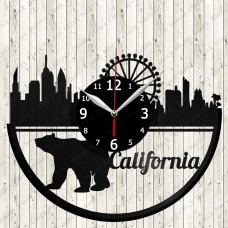 California City Vinyl Clock 