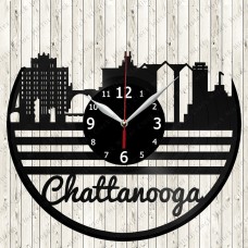 Chattanooga City Vinyl  Record  Clock 