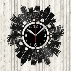 Chongqing City Vinyl  Record  Clock 