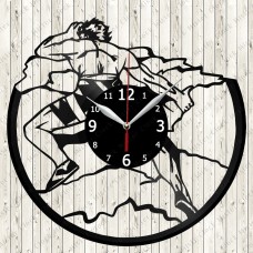 Climbing Vinyl Clock 