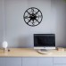 Compass Vinyl Record Clock 