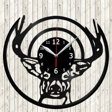 Deer Vinyl Clock 