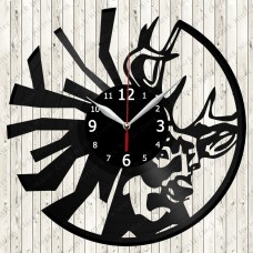 Vinyl Clock  Deer 